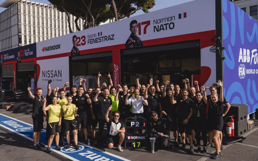 Formula E, a Roma primo podio per Nissan con Norman Nato