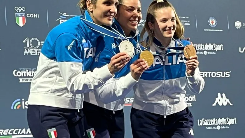 Quattro medaglie mondiali per l’Italscherma, oro Volpi