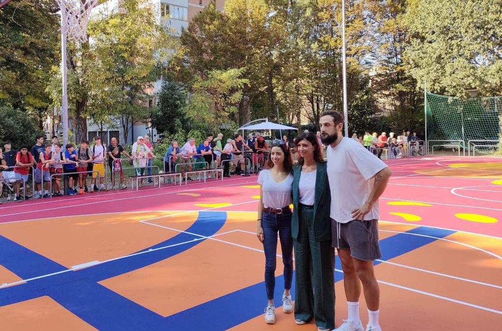 Basket, Kellogg Italia rinnova un campo a Reggio Emilia con Belinelli