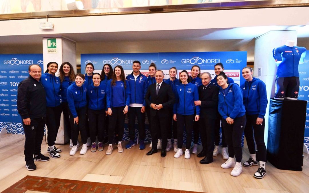 Le azzurre del basket ospiti al “Giro d’Onore”