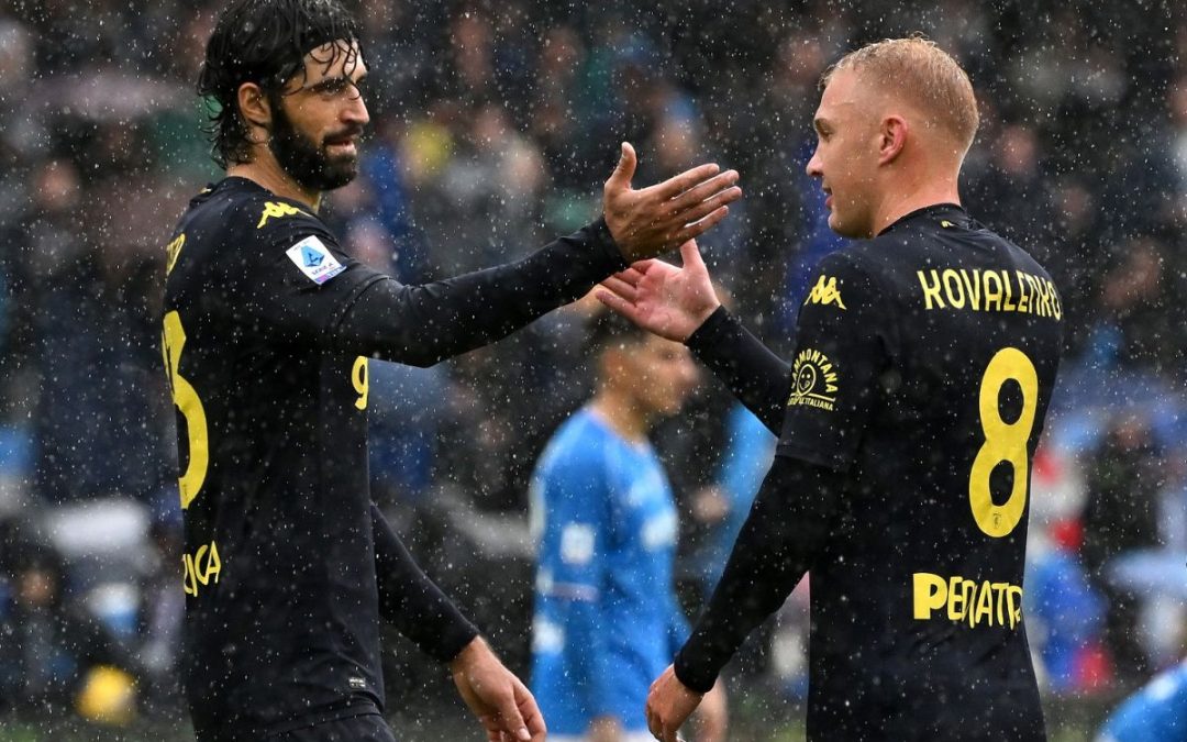 Kovalenko beffa il Napoli, l’Empoli vince 1-0 al Maradona