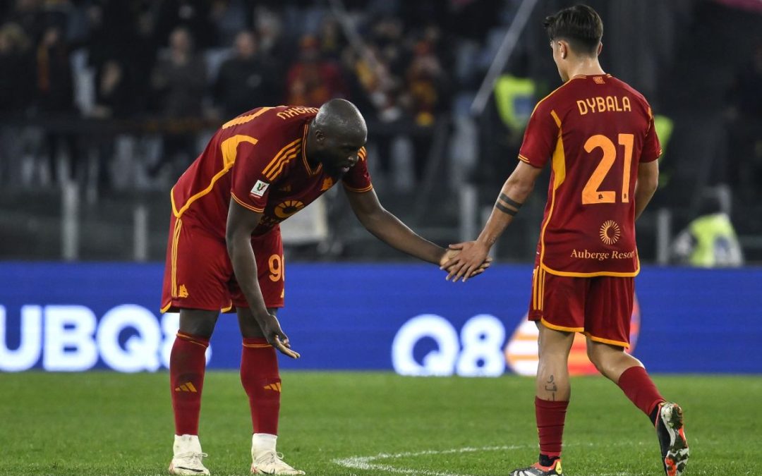 Lukaku-Dybala lanciano la Roma ai quarti di Coppa Italia