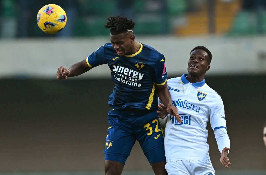 Verona-Frosinone 1-1, a Suslov risponde Kaio Jorge