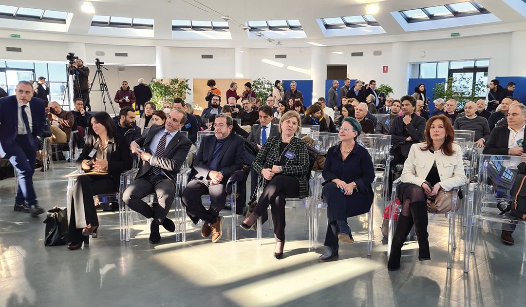 La Sala Atelier dell’Università Mediterranea a Reggio Calabria durante l'evento