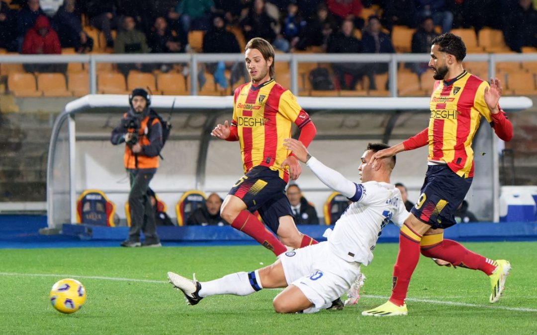 Troppa Inter per il Lecce, poker nerazzurro al “Via del Mare”