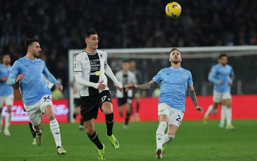 Colpo grosso Udinese all’Olimpico, battuta 2-1 la Lazio