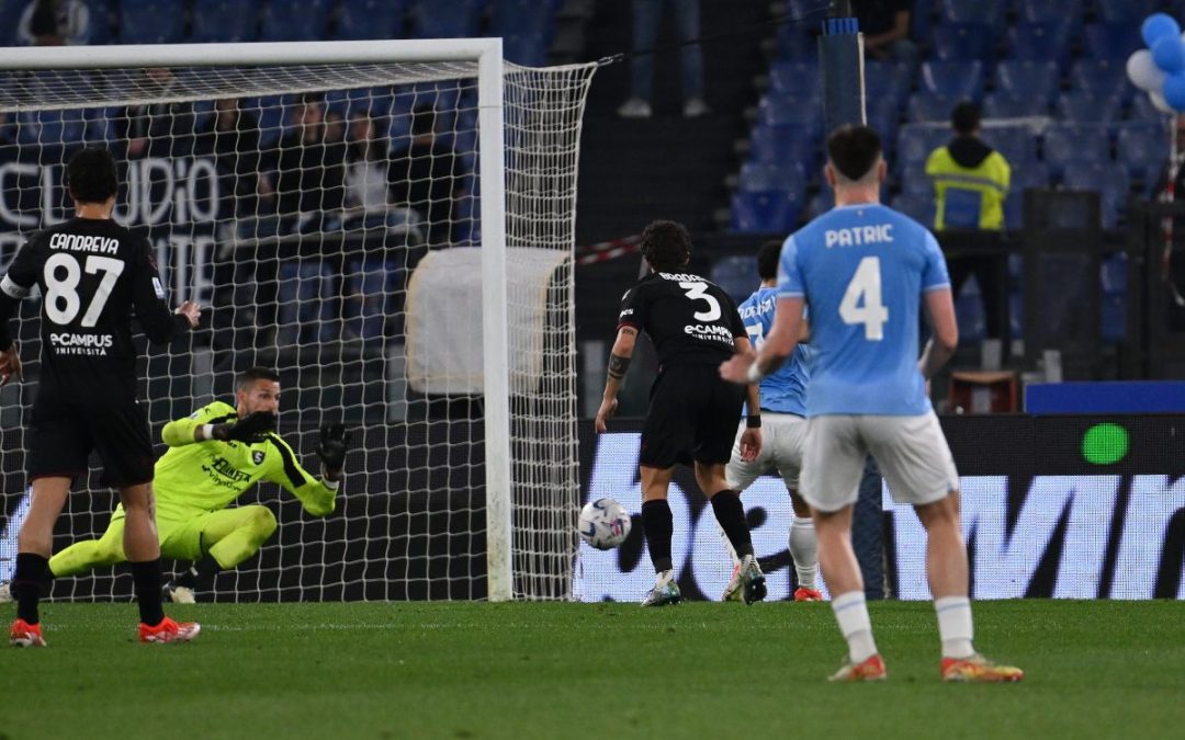 La Lazio torna a vincere, 4-1 contro la Salernitana