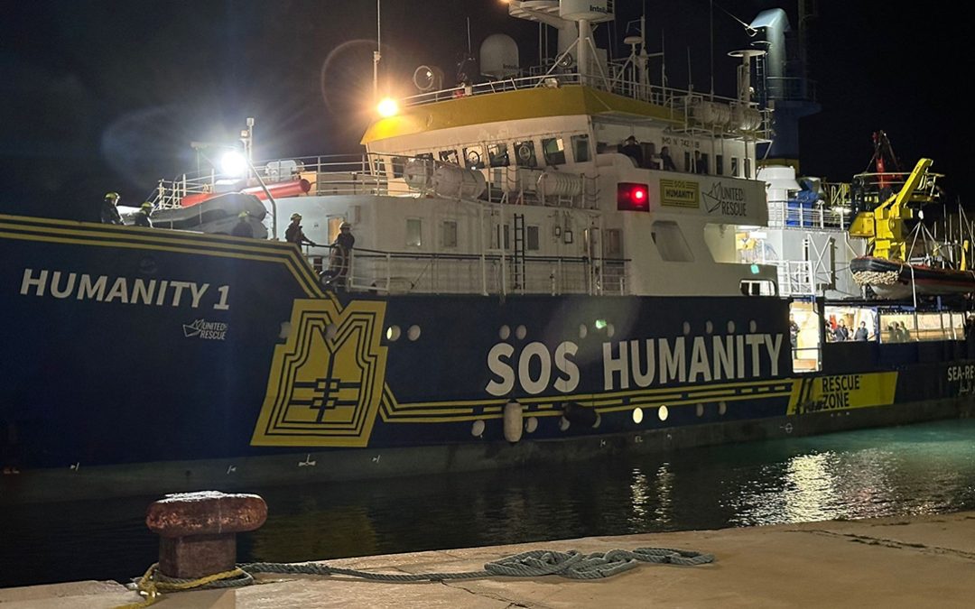 Il Tribunale di Crotone dà ragione alla Humanity 1: ingiusto fermare l’ong