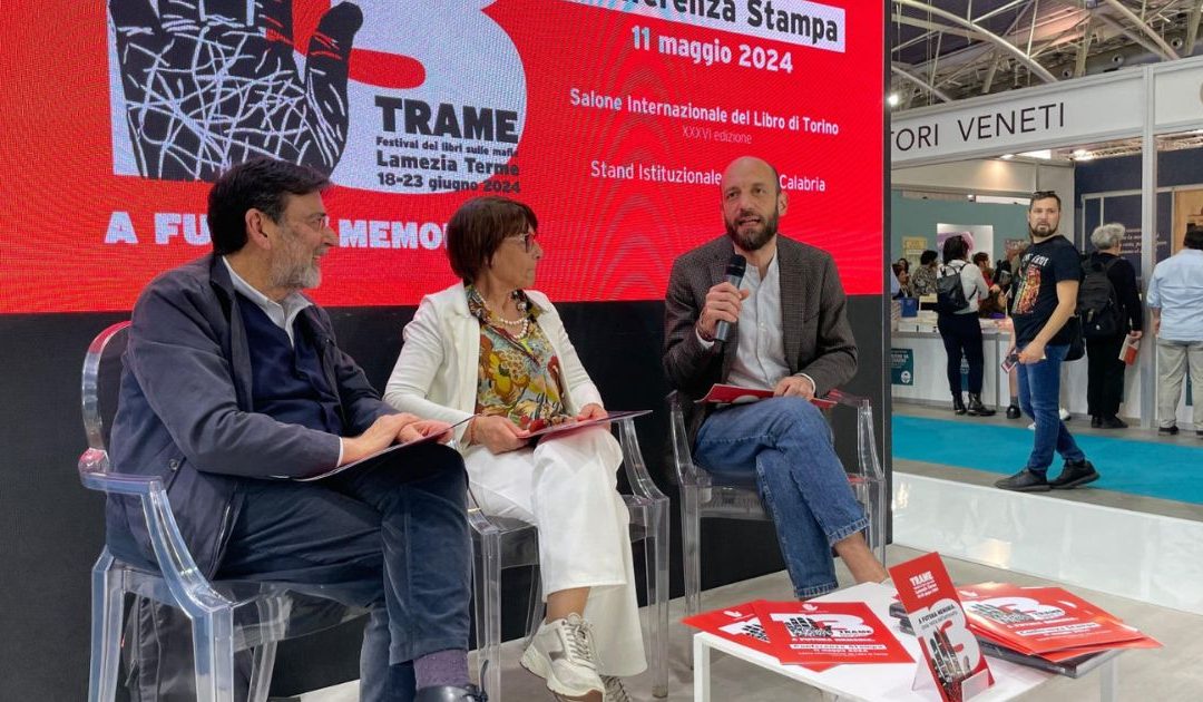 Presentato al Salone del libro il festival “Trame” che si terrà a giugno a Lamezia