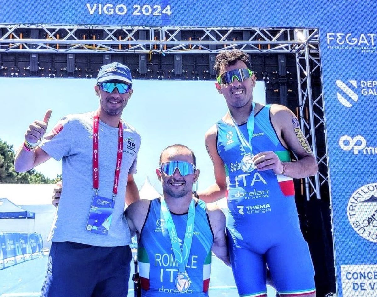 Un oro e un argento per l’Italia del Paratriathlon a Vigo