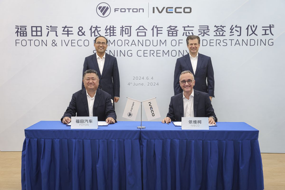 Iveco e Foton insieme per promuovere veicoli elettrici leggeri