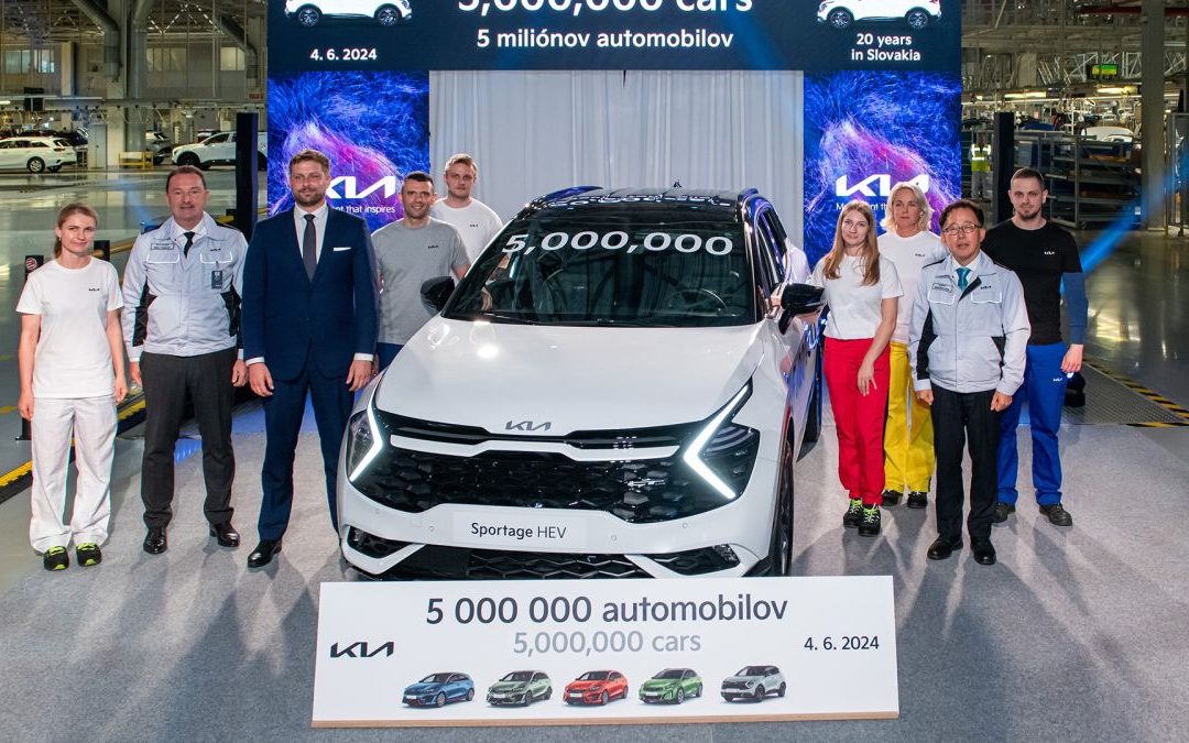 Kia Slovakia festeggia 5 milioni di vetture prodotte