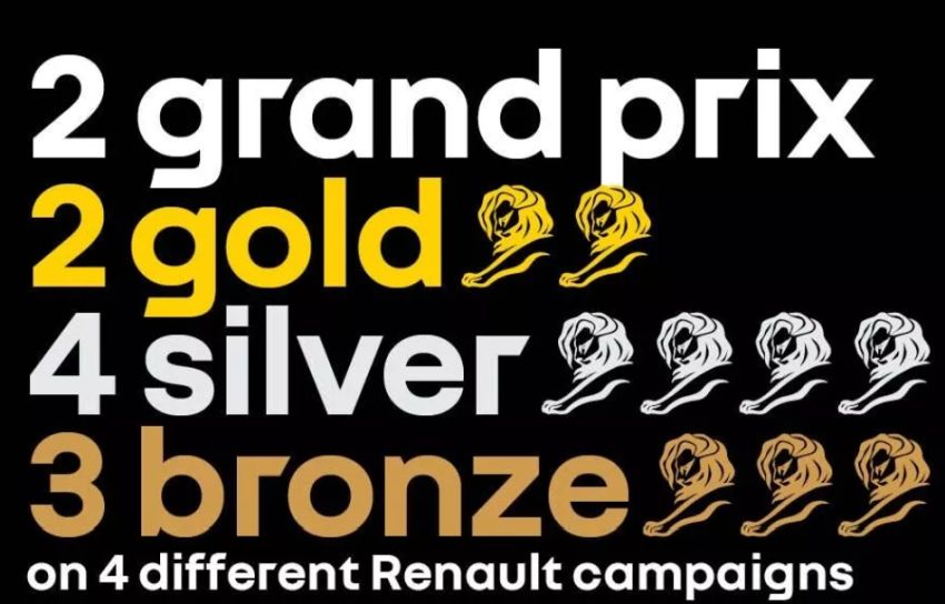 Renault premiata come la marca francese più creativa