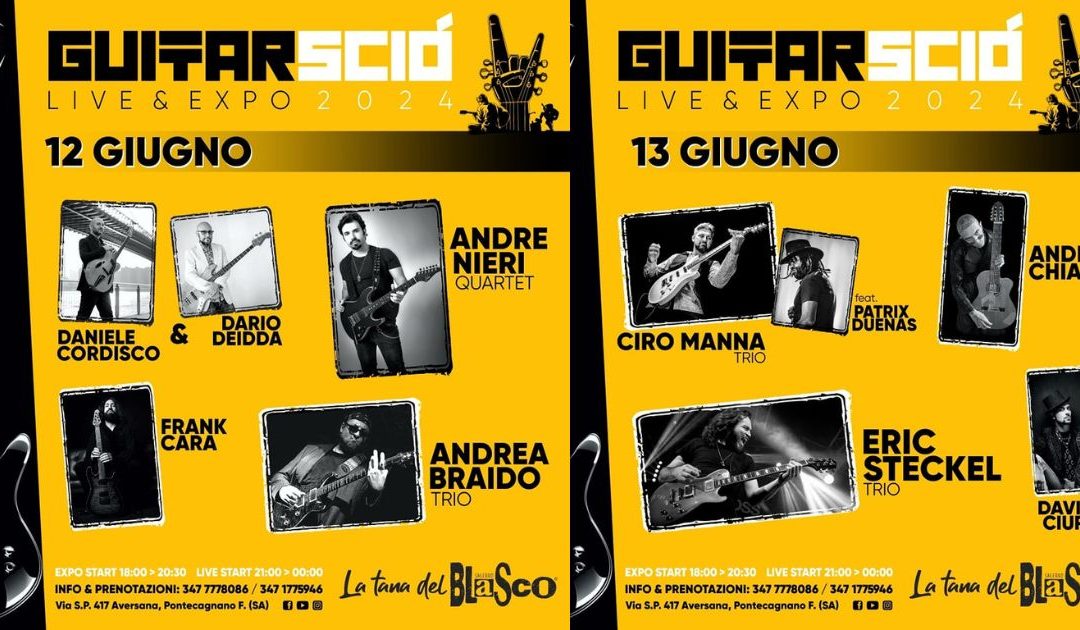 Tutto pronto per la terza edizione di GuitarSciò a Pontecagnano