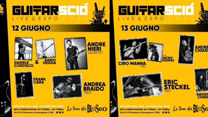 Tutto pronto per la terza edizione di GuitarSciò a Pontecagnano