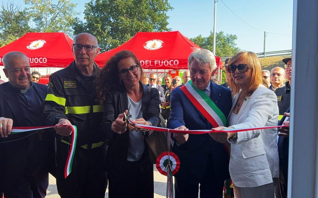 Vigili del fuoco: inaugurazione distaccamento permanente di Rende