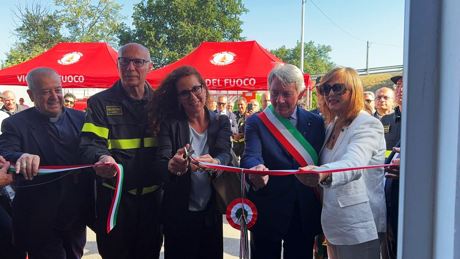 Vigili del fuoco: inaugurazione distaccamento permanente di Rende