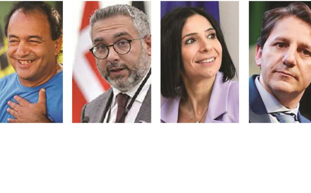 Gli eletti dalla Calabria al Parlamento europeo: Mimmo Lucano, Denis Nesci, Giusi Princi e Pasquale Tridico