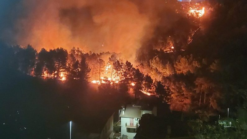 Notte di fuoco a Rocca Imperiale, il sindaco: «Soccorsi lenti»