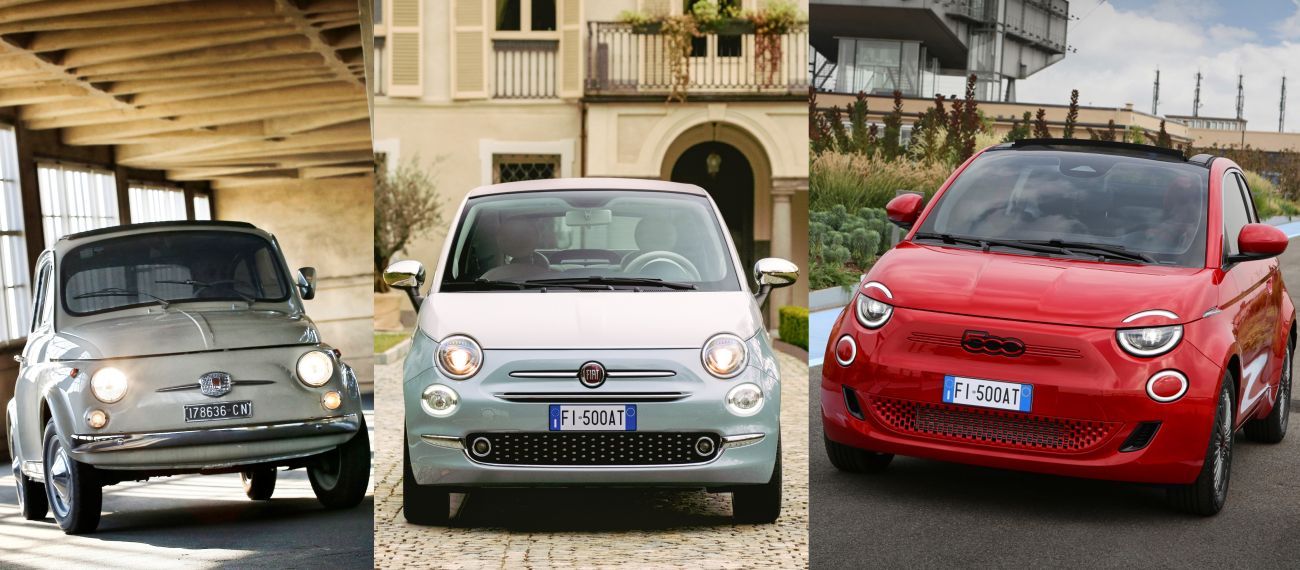 Fiat 500 celebra 67 anni di iconico design italiano