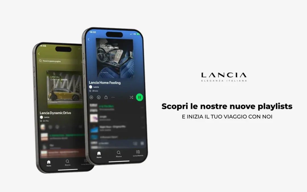 Nuova Lancia Ypsilon, due playlist dedicate su Spotify