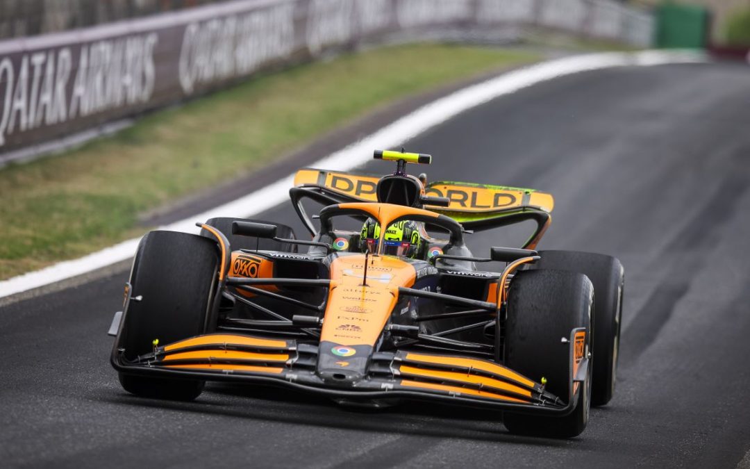 Miglior tempo per Norris nelle Fp2 in Belgio, quarto Leclerc