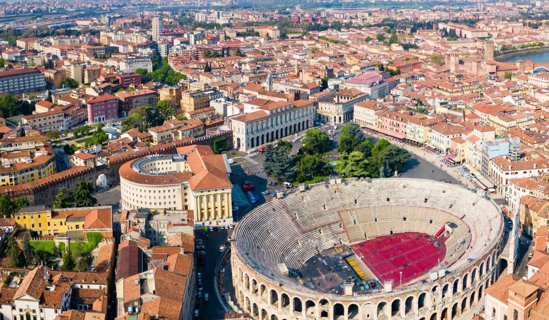 Verona vista dall'alto