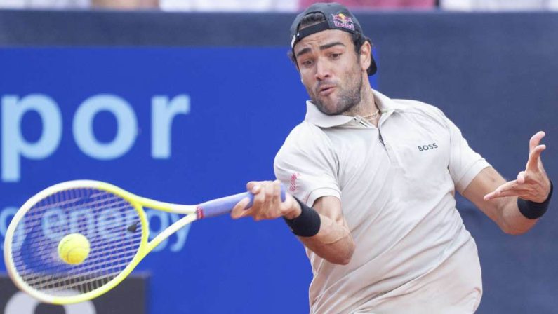 Tennis, Berrettini trionfa a Gstaad, Halys battuto in due set