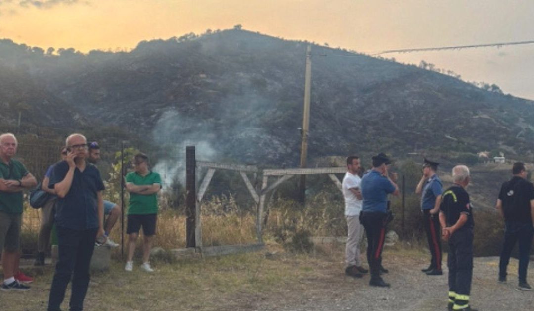 La zona in cui è avvenuta la tragedia mercoledì, in contrada Salice