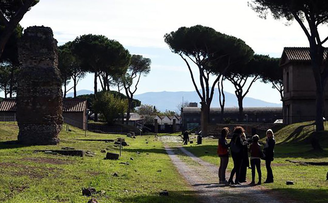 Un tratto della via Appia