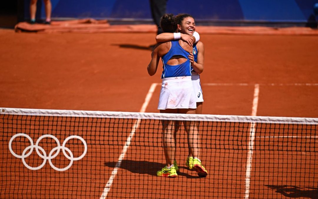 Errani-Paolini nella storia, oro a Parigi nel doppio femminile