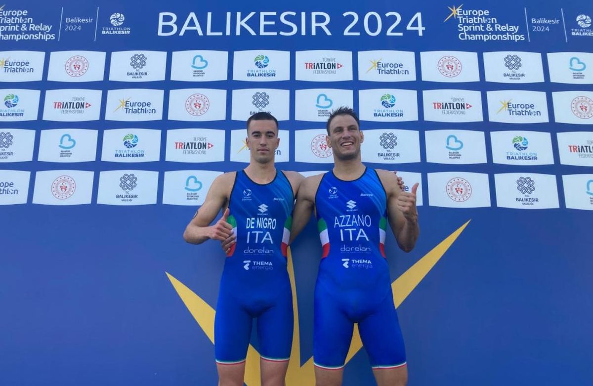 Europe Sprint Triathlon, oro per Azzano e argento per De Nigro