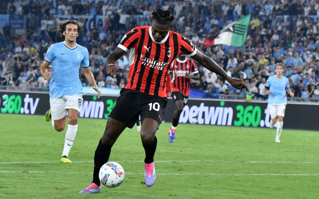 Leao salva il Milan, 2-2 all’Olimpico contro la Lazio