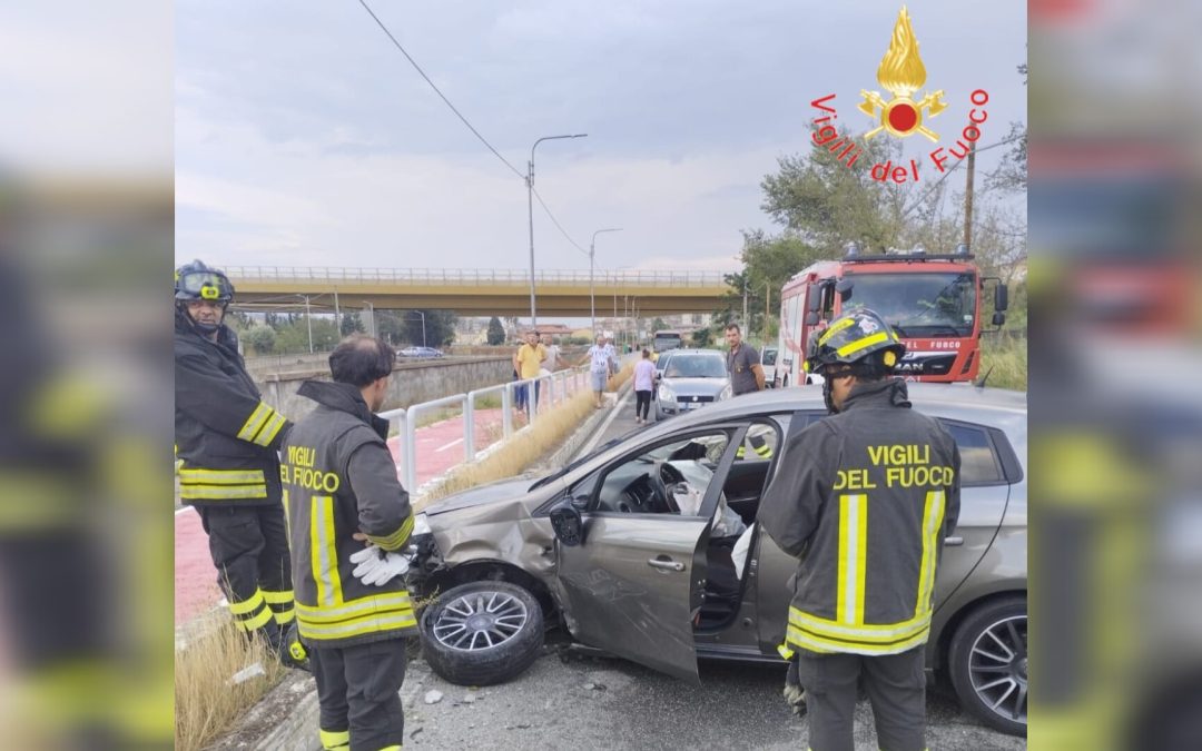 Catanzaro scontro su viale Isonzo