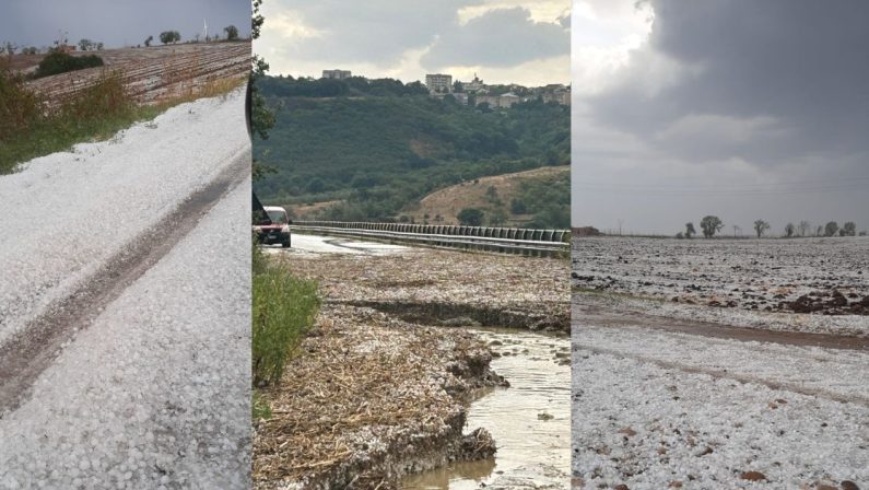 Genzano, violenta grandinata: automobilisti in panne sulla sp 169 - VIDEO