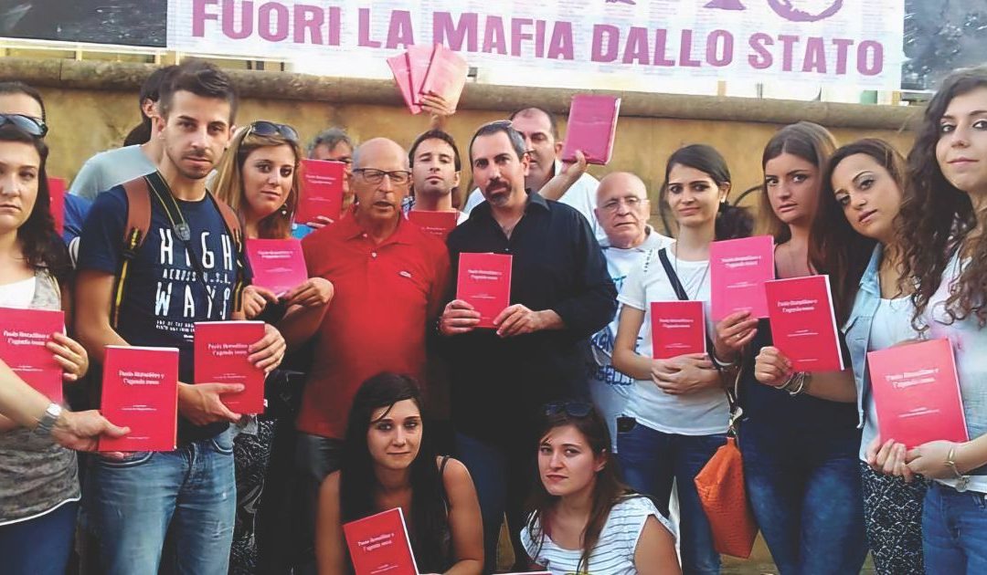 Gli universitari dell’Unical a Palermo con Borsellino nel 2014