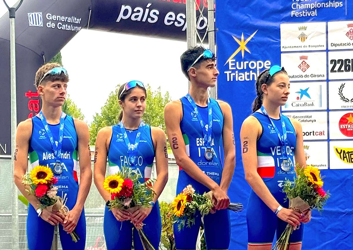 Europe Triathlon Youth Championships, staffetta azzurra 2^