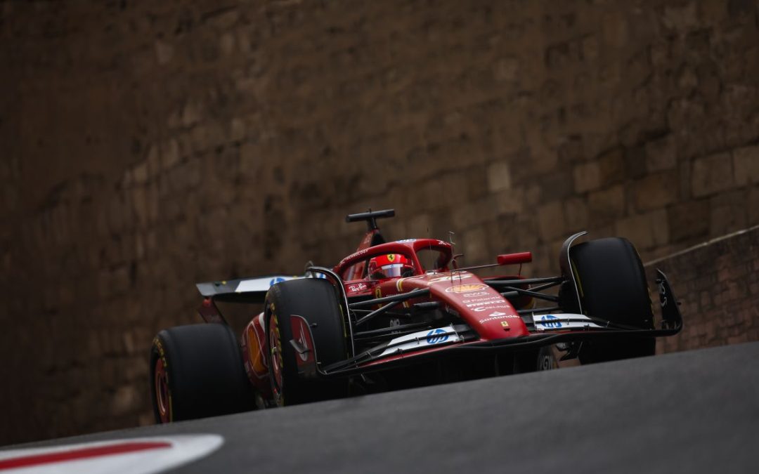 A Baku Ferrari c’è: seconde libere a Leclerc, Sainz quarto