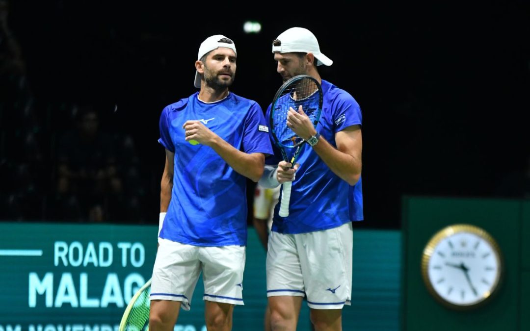 Bolelli-Vavassori trascinano Italia, Belgio battuto 2-1