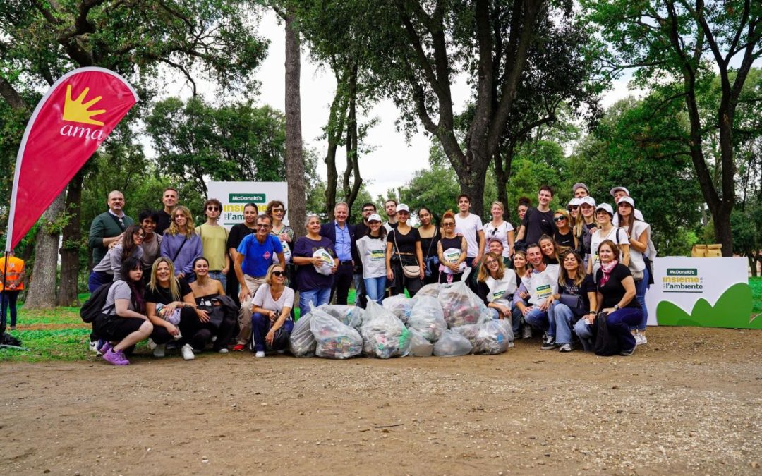 McDonald’s, a Roma 250 volontari per “Insieme a te per l’ambiente”