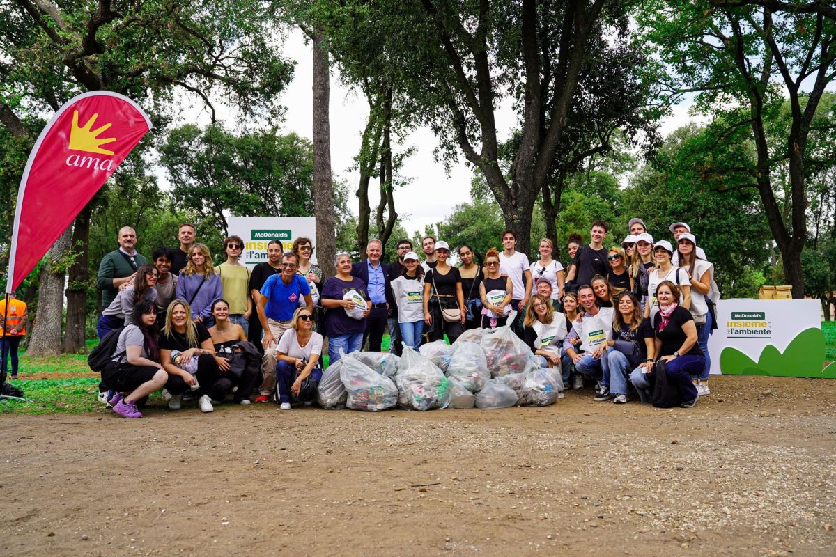 McDonald’s, a Roma 250 volontari per “Insieme a te per l’ambiente”