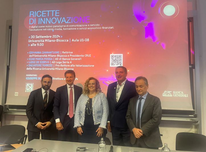 Banca Generali, Bicocca e Lega Serie A al lavoro per l’innovazione