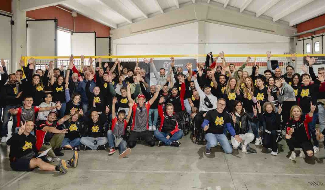 Nerlla foto, il Team di Bmw Motorrad sceso in pista per aiutare gli istruttori dell'Associazione Diversamente Disabili