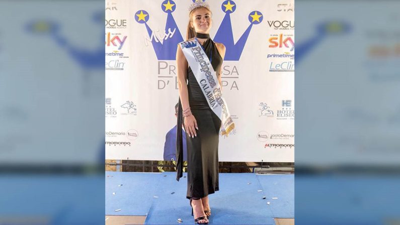 Greta Raffo rappresenterà la Calabria a Miss Principessa d'Europa