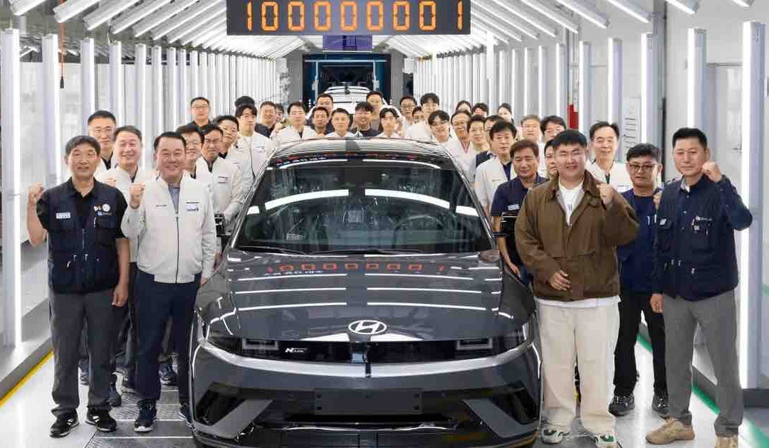 Hyundai raggiunge 100 milioni di auto prodotte