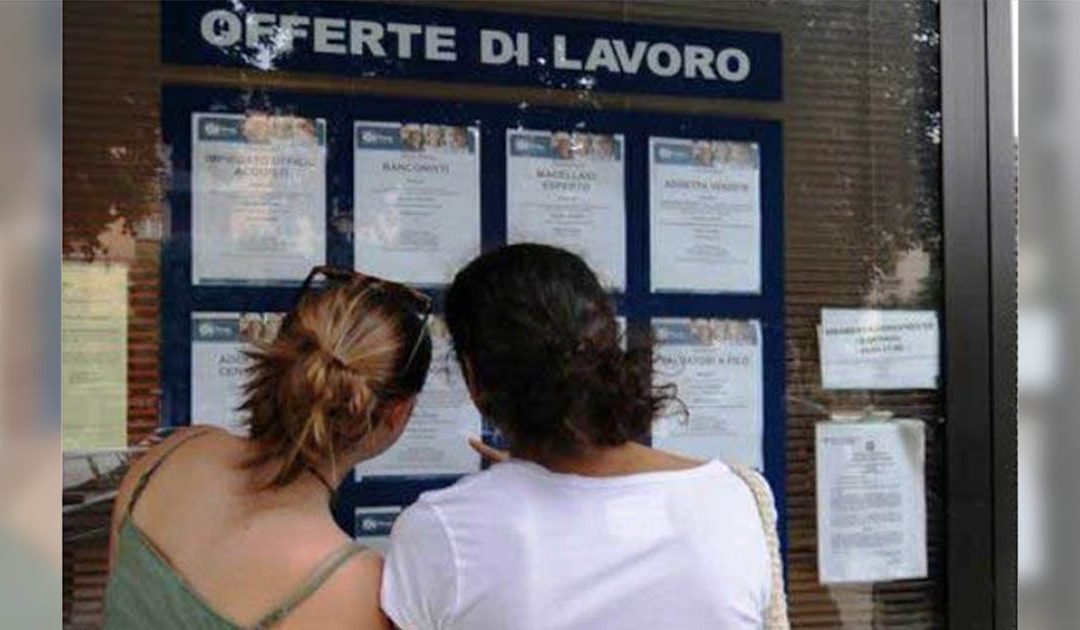 Giovani in cerca di lavoro