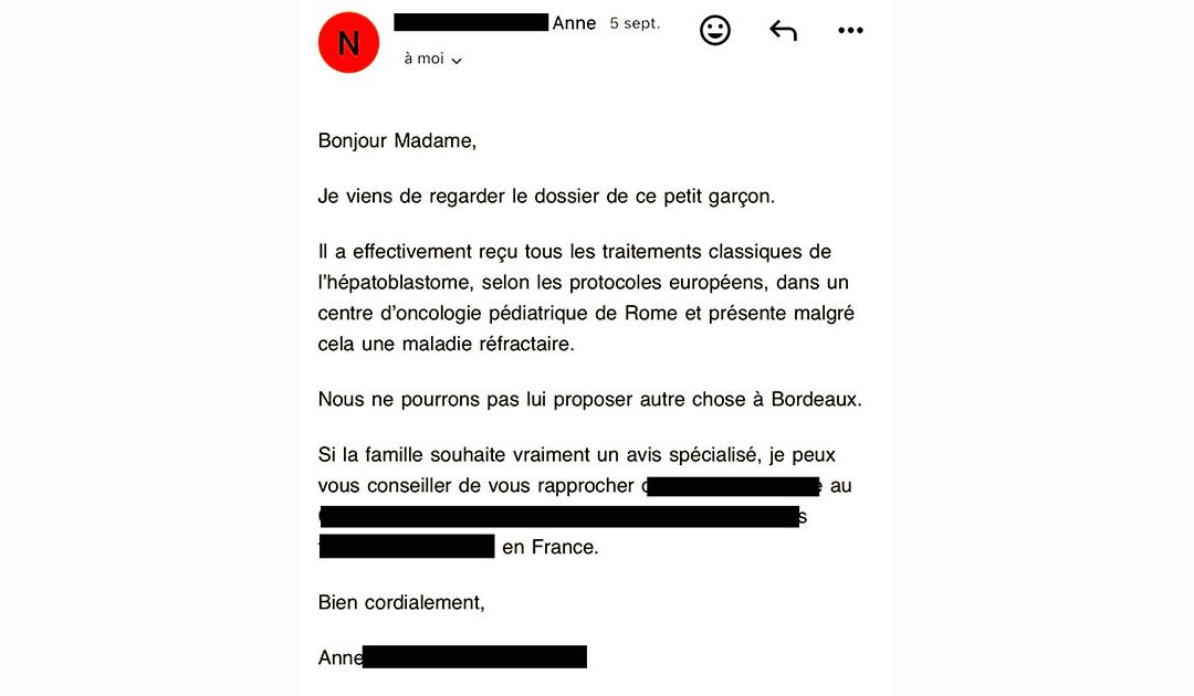 Le email da Bordeaux ai genitori di Alfredo De Marco