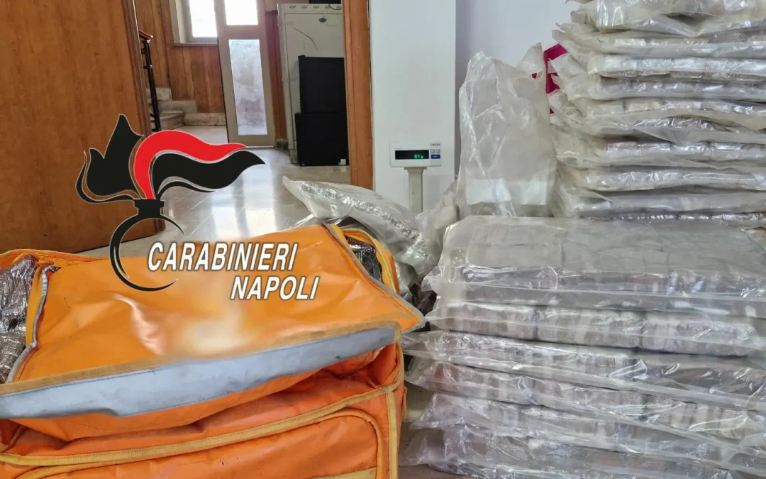 Sequestrati 190 chili di hashish, 2 rider della droga arrestati a Napoli