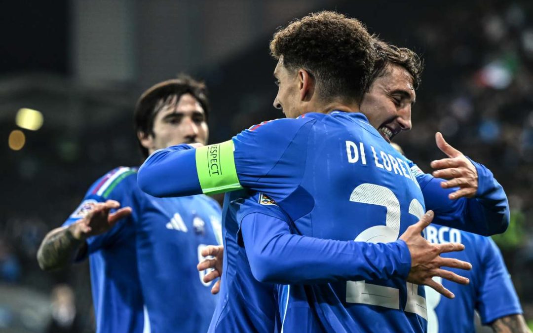 Poker azzurro in Nations League, Israele travolto 4-1