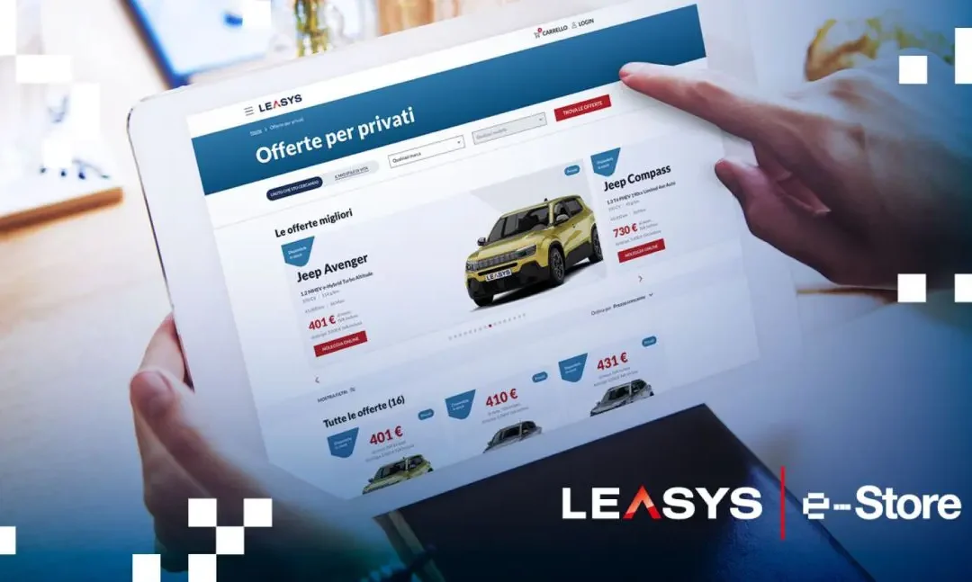 Arriva Leasys E-Store, il nuovo marketplace digitale